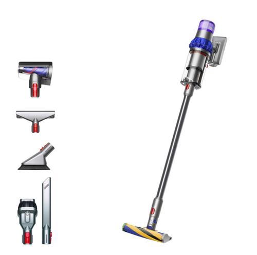 Aspirator Vertical Dyson V15 Detect Fluffy 2023, 0.76 L, 660 W, 60 minute (Albastru/Nichel)