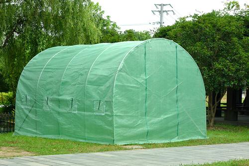 Sera polietilena Micul Fermier 4x2x2m, 140g/mp UV4 (Verde)