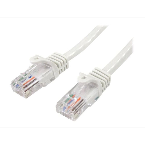 Cablu de retea, StarTech, Cat.5e, U/UTP, 2 m, Alb