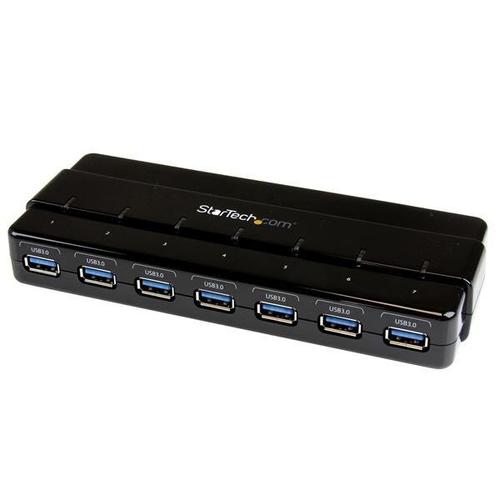 Hub USB Startech ST7300USB3B, 7x USB 3.0 (Negru)