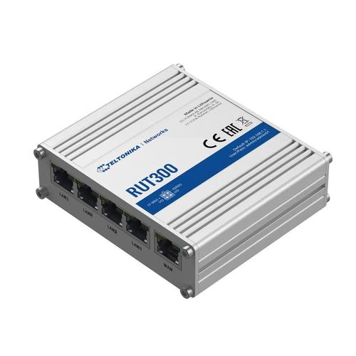 Router Industrial Teltonika RUT300, 5x Rj-45 100 Mb/s, 1xUSB, PoE
