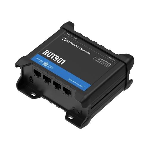 Router Industrial Teltonika RUT901, LTE, 4G, Dual Sim, 1x WAN, 3x LAN