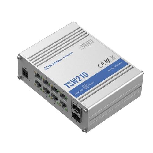 Switch Teltonika 4779051840243, 8x RJ45 Gigabit, 2x SFP