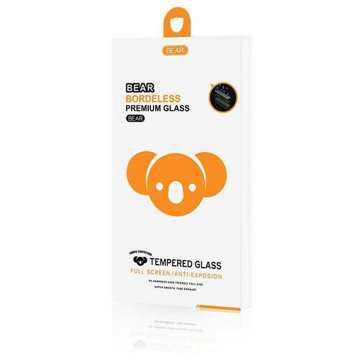 Folie de protectie Ecran Bear Bordeless pentru Apple iPhone 14 Pro / 14, Sticla Securizata, Full Glue