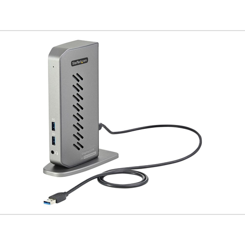 Docking Station Startech DK30A2DHUUE, USB-C, 6x USB 3.0, 2x HDMI, 2x DisplayPort, 1x RJ45 (Gri)