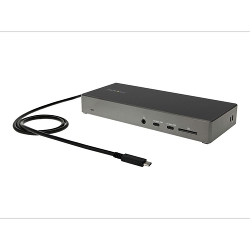 Docking Station Startech DK31C2DHSPDUE, USB-C, Card SD, 1x 45, 2x Display Port, 1x HDMI, 2x USB 3.0, 2x USB 2.0 (Gri)