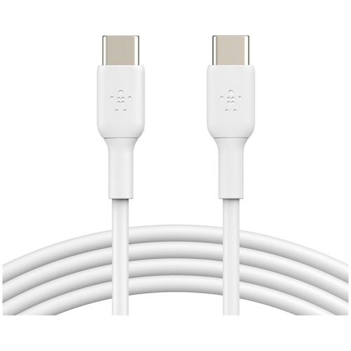 Cablu Belkin BOOST CHARGE USB-C catre USB-C 2.0, PVC, 2M, Alb