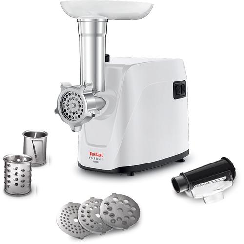 Masina de tocat carne Tefal HV1 NE114130 1600W 1.9 kg/ min accesoriu pentru rosii functie reverse Alb