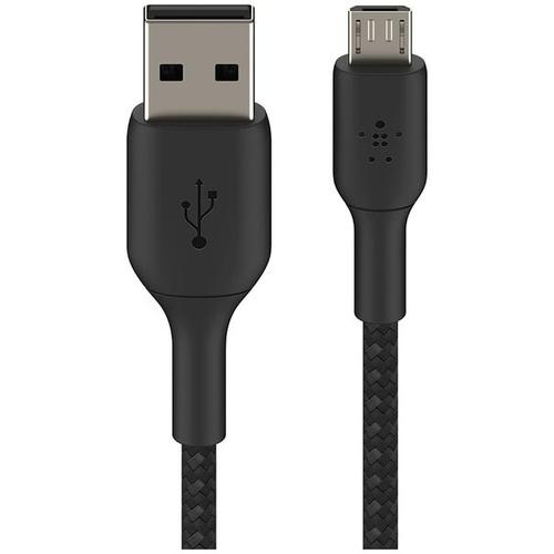 Cablu Belkin BOOST CHARGE Micro-USB catre USB-A, impletit, 1M, Negru
