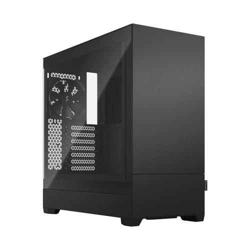 Carcasa Fractal Design Pop Silent Clear, Middle Tower, fara sursa, ATX (Negru)