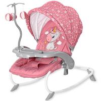 Fotoliu balansoar Lorelli Dream Time, Rose Velvet Unicorn, colectie 2021