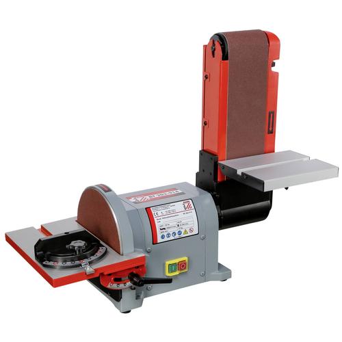 Slefuitor cu banda Holzmann BT203-914_230V, 550 W, 2850 rpm (Argintiu/Rosu)