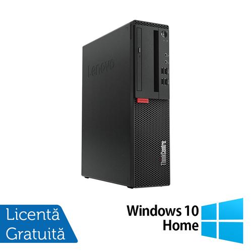 Calculator Sistem PC Refurbished Lenovo ThinkCentre M710S SFF, Intel Core i5-6500 3.20-3.60GHz, 8GB DDR4, 256GB SSD + Windows 10 Home