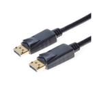 Cablu DisplayPort, tata - tata, Versiunea 1.2, 4K×2K@60hz, dublu ecranat, conectori auriti, 0.5m, PremiumCord
