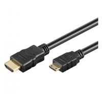 Cablu HDMI - Mini HDMI, 4K@30Hz, Versiunea 1.3, conectori auriti, 5m, PremiumCord kphdmac5