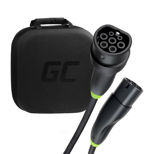 Cablu de incarcare Green Cell EVKABGC02, 7 m, 22 kW (Negru)