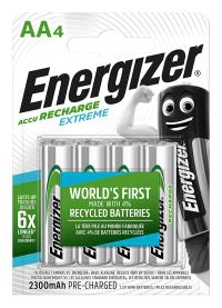 Acumulatori Energizer Extreme AA, LR6, 1.2V, 2300 mAh, 4 buc/set