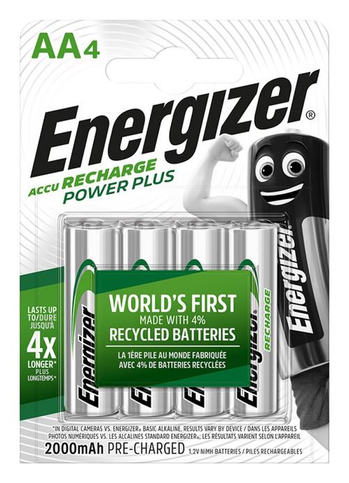Acumulatori Energizer Power Plus AA, 2000 mAh, 4 buc/set