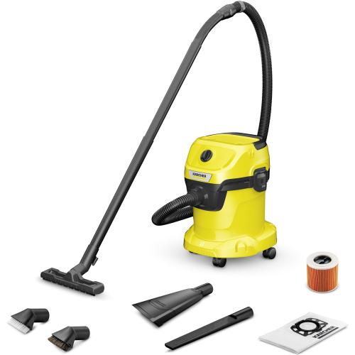 Aspirator umed-scat Karcher WD 3 V-15/4/20 Car, 1.628-121.0, Aspirare umeda si uscata, rezervor de 15 L, furtun de 2 m, 1000 w, functie de suflare, include duza auto, perie de aspirare cu peri moi, perie de aspirare cu peri tari (Galben/Negru) Aspirator umed-scat Karcher WD 3 V-15/4/20 Car, 1.628-121.0, Aspirare umeda si uscata, rezervor de 15 L, furtun de 2 m, 1000 w, functie de suflare, include duza auto, perie de aspirare cu peri moi, perie de aspirare cu peri tari (Galben/Negru)