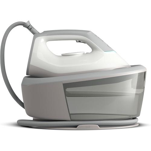 Statie de calcat Philips PSG2000/80, seria 2000, 2400 W, Presiune abur max. 6 bar, Jet de abur de 300 g, Abur continuu 110 g/min, Talpa ceramica, Rezervor de apa de 1.4 L (Alb)