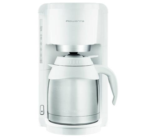 Cafetiera Rowenta Adagio CT 3811, 1.25 L, 10-15 cesti, Oprire automata, Anti picurare, Inox (Alb)