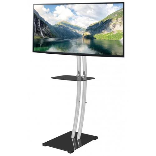 Stand Techly ICA-TR14, inaltime reglabila, raft multimedia, 32inch-70inch, 68 kg (Argintiu/Negru) Stand Techly ICA-TR14, inaltime reglabila, raft multimedia, 32inch-70inch, 68 kg (Argintiu/Negru)