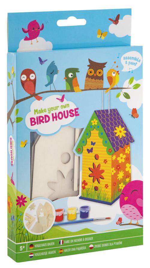 Mini casuta pasarilor cu floricele Grafix - 0 | YEO