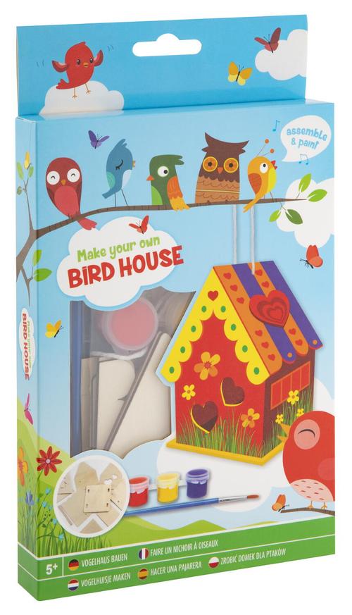 Mini casuta pasarilor cu inimioare Grafix - 0 | YEO