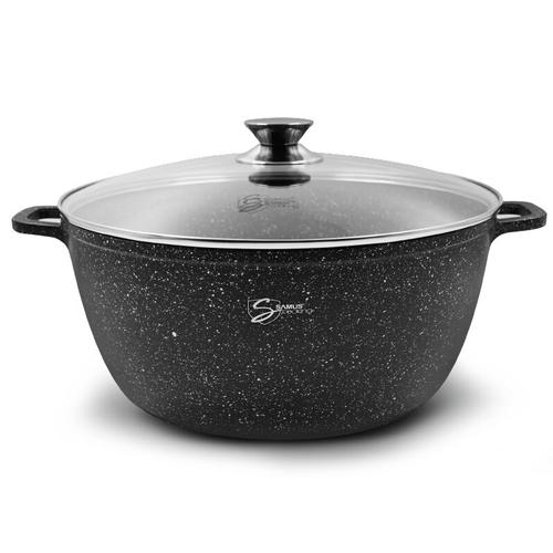 Oala cu capac Samus Toledo Line TOL36-OC, 36 cm, 13.5 L (Negru) Oala cu capac Samus Toledo Line TOL36-OC, 36 cm, 13.5 L (Negru)