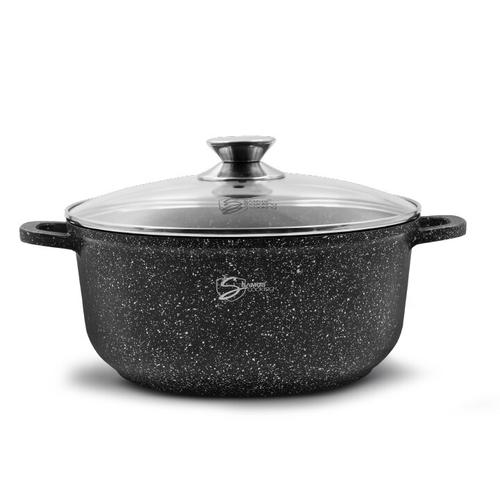 Oala cu capac Samus Toledo Line TOL26-OC, 26 cm, 5.5 L (Negru) Oala cu capac Samus Toledo Line TOL26-OC, 26 cm, 5.5 L (Negru)