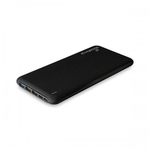 Acumulator extern MediaRange MR754, 25000 mAh, QC 3.0, 3x USB-A, 1x  USB-C, 18W (Negru)