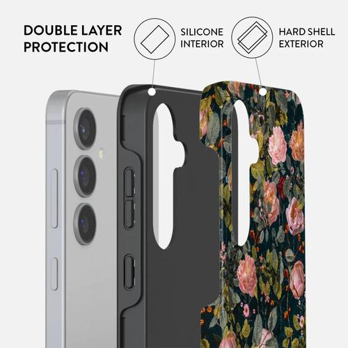 Husa Burga Dual Layer Bloomy Garden Samsung Galaxy S24 (Multicolor)