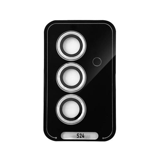 Folie Sticla Camera Devia DFSCPSSGS24A Peak Series pentru Samsung Galaxy S24 (Argintiu)