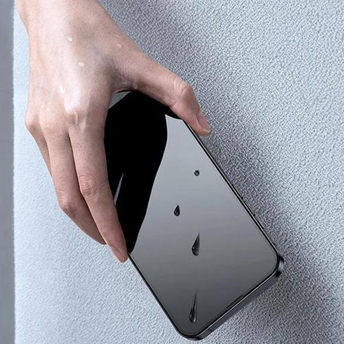 Folie Sticla Privacy Lemontti LEMFSPFSGA05SN Full Fit pentru Samsung Galaxy A05s (Transparent/Negru)