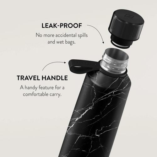 Sticla Termos Burga Inox Black Marble, 500 ml Sticla Termos Burga Inox Black Marble, 500 ml