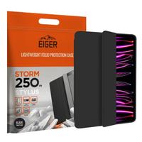 Husa Book Cover Eiger EGSR00139 Storm 250m Stylus, pentru Apple iPad Pro 11" 2021/2022 (Negru)