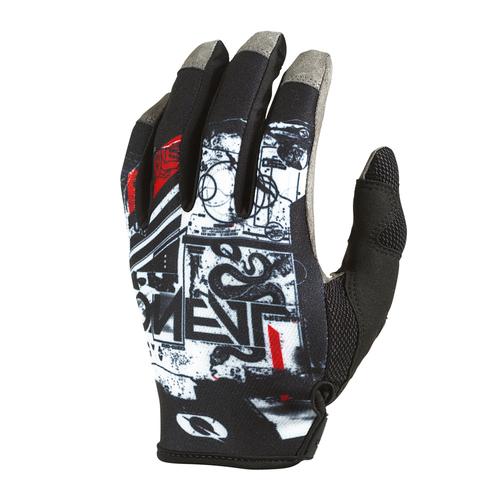 Manusi Ciclism O\'Neal Mayhem Scarz V.22 - M/8.5, Negru-Alb-Rosu