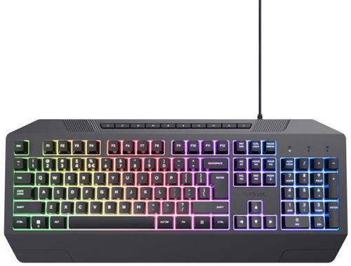 Tastatura Gaming Trust GXT 836 Evocs, iluminare RGB, USB-A (Negru)