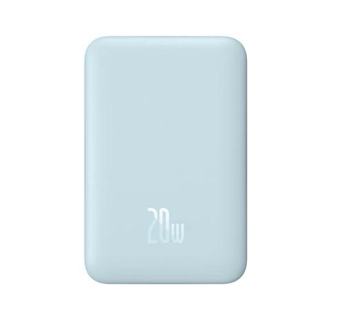 Acumulator extern Baseus Magnetic Mini Wireless, 10.000 mAh, Incarcare rapida, 20W, cablu USB-C inclus (Albastru)
