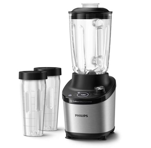 Blender Philips Seria 7000 HR3760/10, 2 L, 1500W, 12 Trepte Viteza (Negru/Argintiu) Blender Philips Seria 7000 HR3760/10, 2 L, 1500W, 12 Trepte Viteza (Negru/Argintiu)