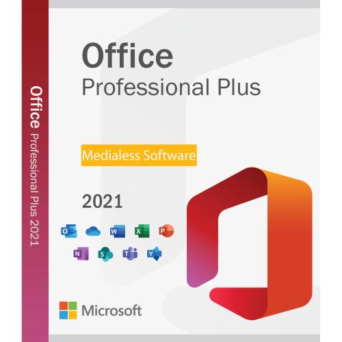 Microsoft Office 2021 Professional Plus, 32/64 bit, Multilanguage, Medialess Microsoft Office 2021 Professional Plus, 32/64 bit, Multilanguage, Medialess