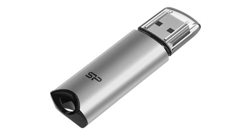 Stick USB Silicon Power Marvel Series M02, 64GB, USB 3.0 (Argintiu)