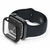 Folie protectie Belkin SCREENFORCE TemperedCurve 2-in-1 pentru Apple Watch Series 7 (Negru)