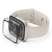 Folie protectie Belkin SCREENFORCE TemperedCurve 2-in-1 pentru Apple Watch Series 7 (Transparent)