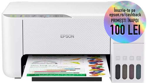Multifunctional Inkjet Epson EcoTank L3276, A4, Color, 10 ppm, USB, Wireless (Alb) Multifunctional Inkjet Epson EcoTank L3276, A4, Color, 10 ppm, USB, Wireless (Alb)