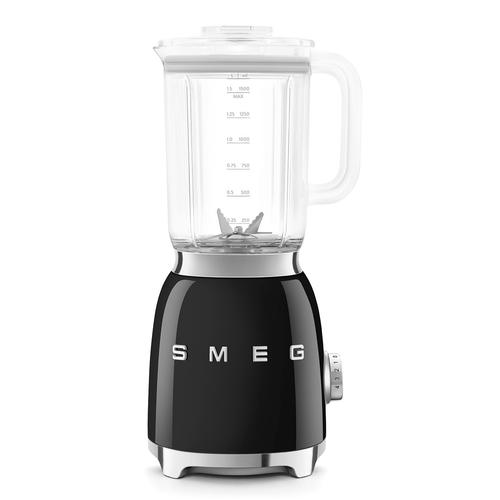 Blender de masa retro Smeg BLF03BLEU, 800 W, 4 programe, Pulse, Auto-curatare, 18000 rpm (Negru)