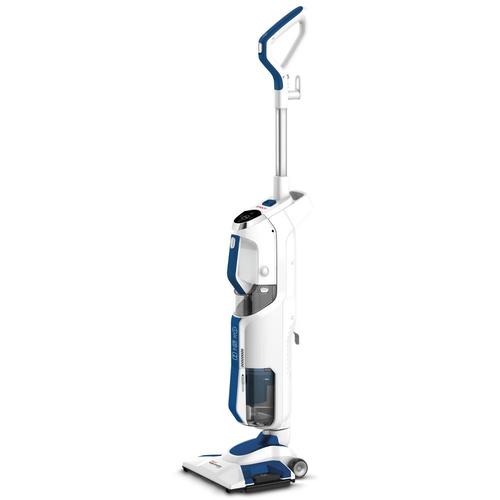 Aspirator vertical 3 in 1 cu mop Polti Vaporetto 3 Clean, 1800 W, Aspirare ciclonica,  Recipient 0.5 l (Alb/Albastru)