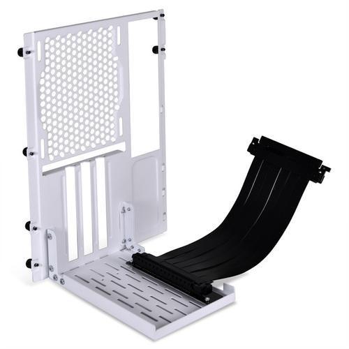 Kit montare verticala a placii video Lian Li O11DMINI-1W-4, Pentru O 11D Mini si 011 Air Mini, PCIe 4.0, 200 mm (Alb)