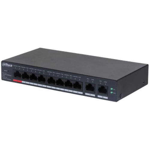Switch Dahua CS4010-8GT-110, Gigabit, 8 Porturi, PoE