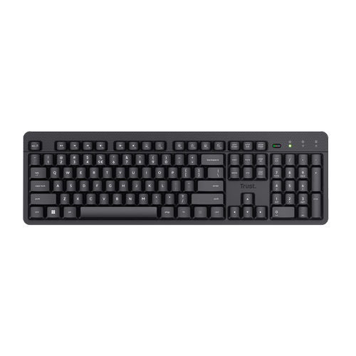Tastatura Wireless TRUST Ody II 25011, USB (Negru) - 0 | YEO